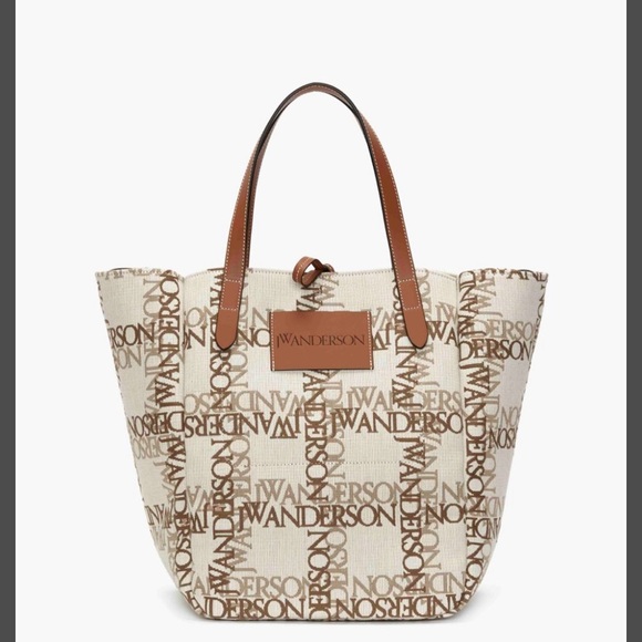 JW ANDERSON BELT TOTE - CABAS BAG WITH LOGO GRID - Picture 2 of 7